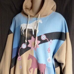 Ralph Lauren Western Equestrian Artwork Hoodie